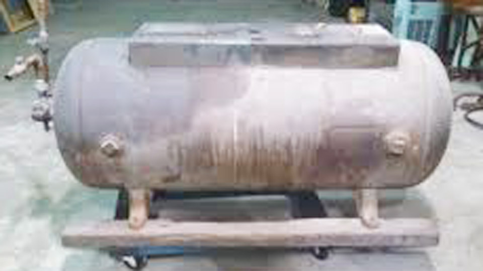 Coating Inside of Air Compressor Tank