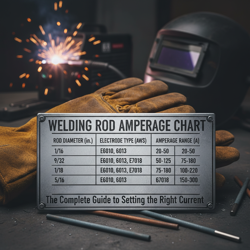 Welding Rod Amperage Chart: The Complete Guide to Setting the Right Current