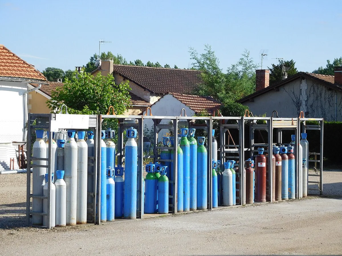 CO2 gas cylinder