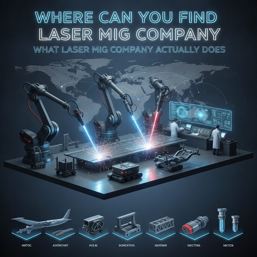 What Laser Mig Company Actually Does