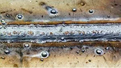 spatter from MIG welding