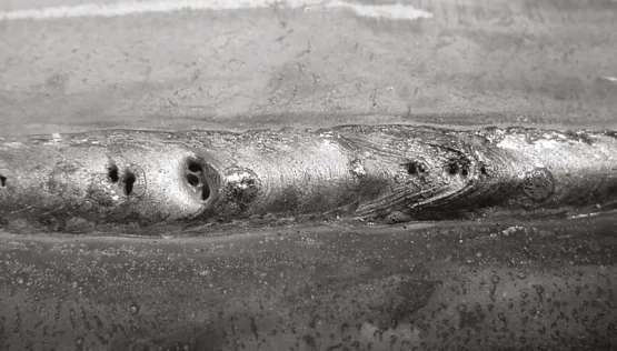 titanium welding contamination