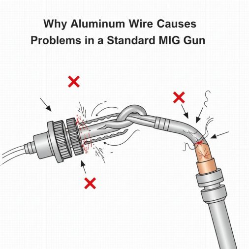 Why Aluminum Wire Causes Problems in a Standard MIG Gun