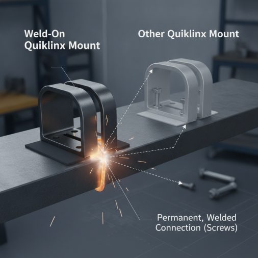 What Makes the Weld-On Version Different From Other Quiklinx Mounts