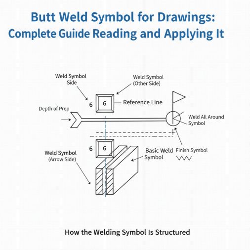 Butt Weld Symbol for Drawings: Complete Guide to Reading and Applying It 3 How the Welding Symbol Is Structured