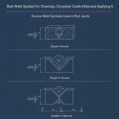 Butt Weld Symbol for Drawings: Complete Guide to Reading and Applying It 4 Groove Weld Symbols Used in Butt Joints