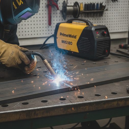 Can You Flux Core Weld 1/4″ Steel With the PrimeWeld MIG180?