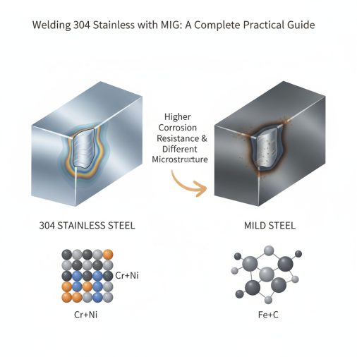 Why 304 Stainless Behaves Differently Than Mild Steel