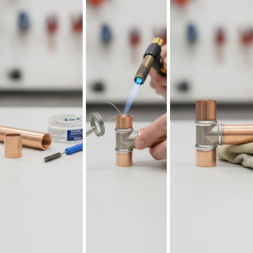 What Are the Three Main Steps to Soldering a Pipe?