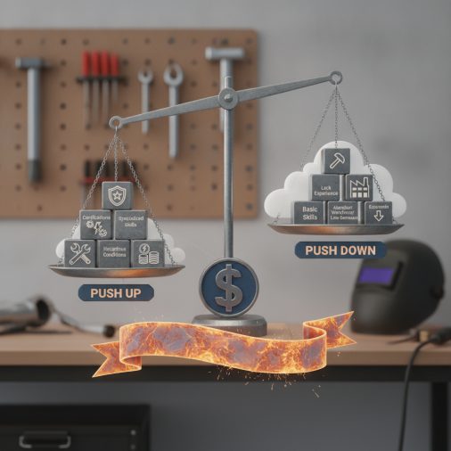 Factors That Push Hourly Pay Up or Down