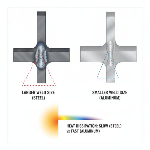 Why Aluminum Weld Sizing Differs From Steel