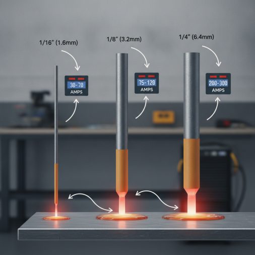 Why Rod Diameter Directly Determines Amperage Needs