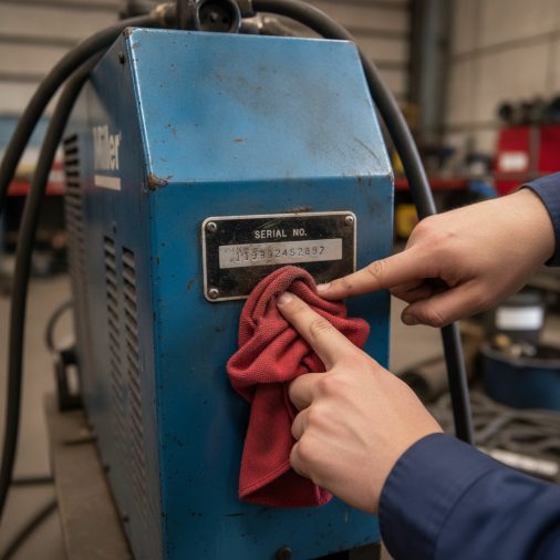 Where to Find the Serial Number on a Miller Big 40