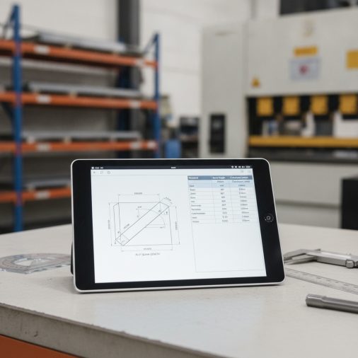 Sheet Metal Development Calculator: Flat Blank Length & Bend Allowance 2 Sheet Metal Development Calculator: Flat Blank Length & Bend Allowance